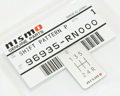 Nismo 5 Speed Shift Pattern Badge